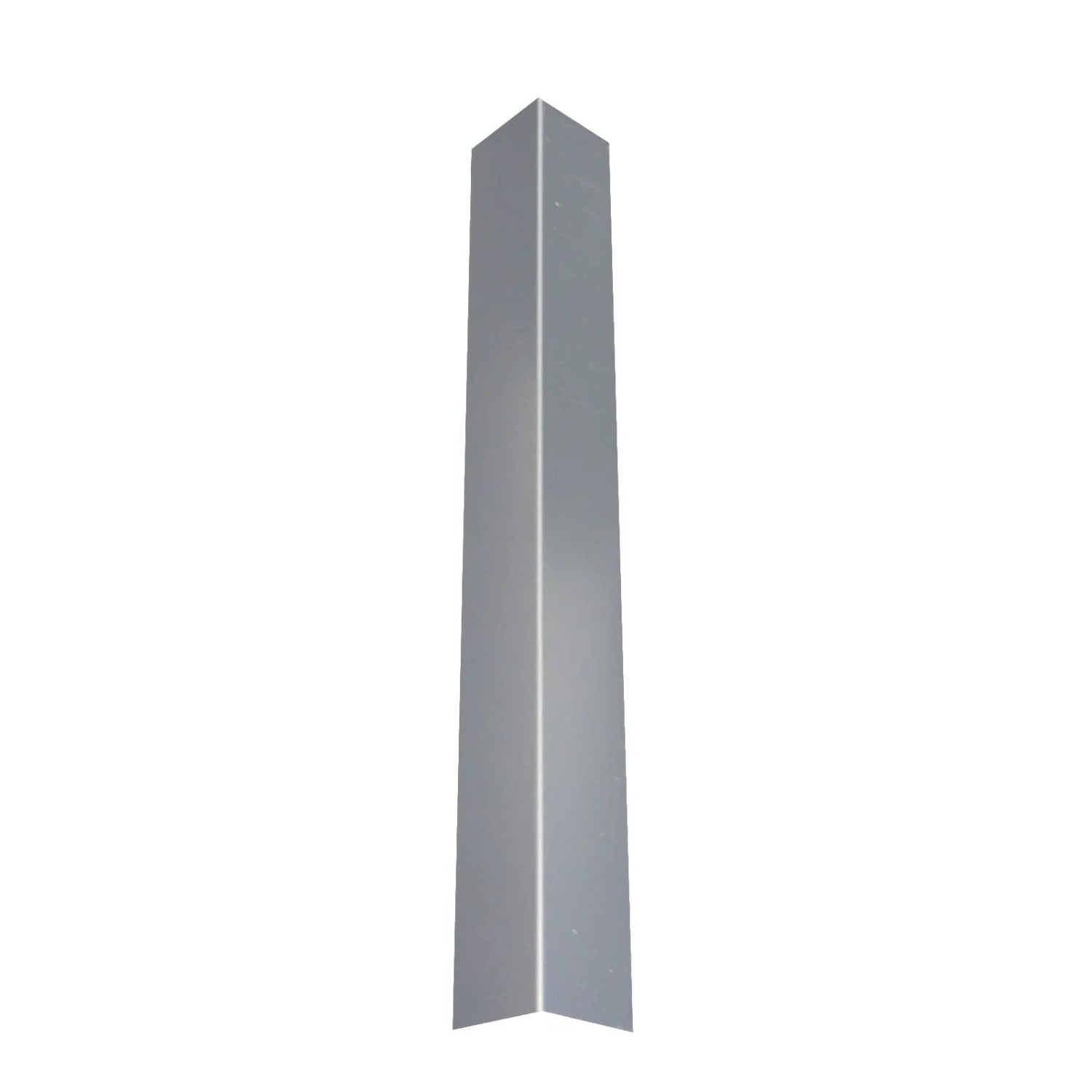 Schlögel Winkel Ral9006 Weißaluminium 2mm Alu Blechwinkel Kantwinkel Kantenschutz Eckwinkel L-Profil Gekantet 2000mm-2mm-80x80mm-90 Grad