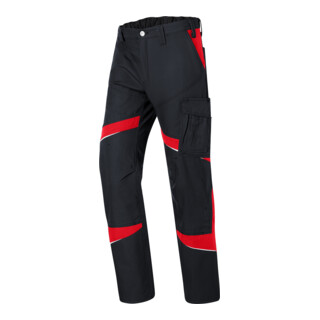 Kübler Hose ACTIVIQ cotton+ HIGH PSA 2 schwarz/mittelrot 44
