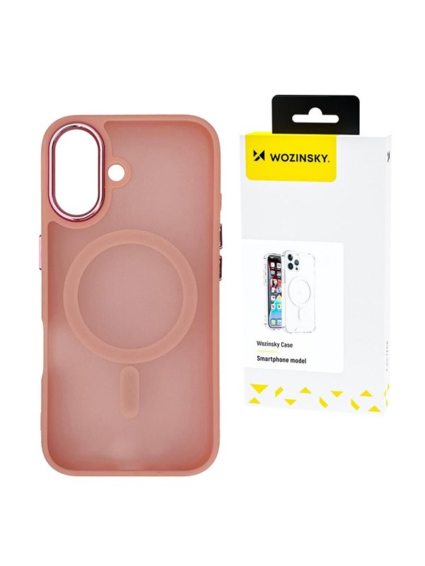 Wozinsky Fashion MagSafe Case for Samsung Galaxy S25 - Pink