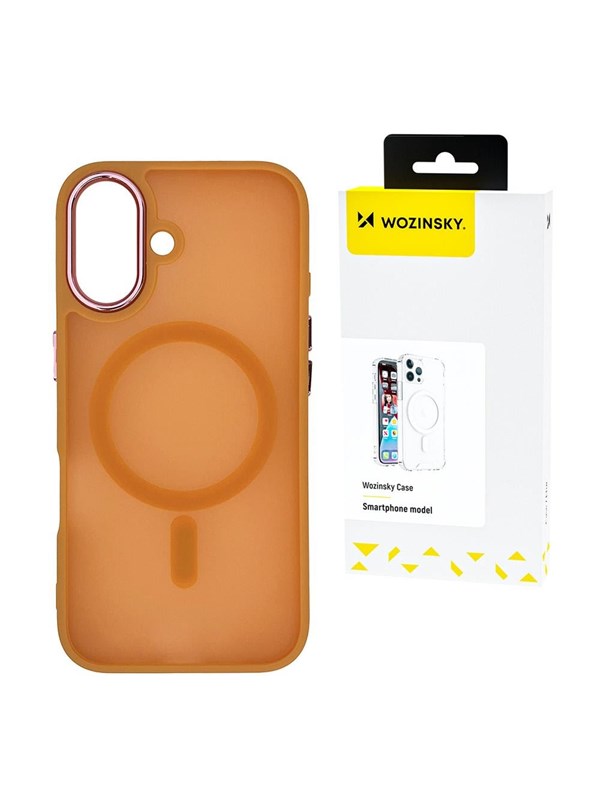 Wozinsky Fashion MagSafe Case for Samsung Galaxy S25 - Orange