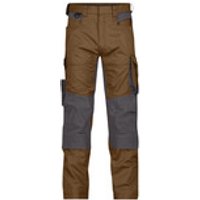 Dynax Arbeitshose mit Stretch und Kniepolstertaschen, lehmbraun/anthrazit, Schrittlänge Plus, Größe 52 Bild 2