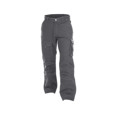 Jackson Canvas Arbeitshose mit Kniepolstertaschen, zementgrau, Schrittlänge Plus, Größe 52
