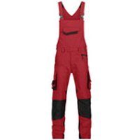 Voltic Arbeitslatzhose mit Kniepolstertaschen, rot/schwarz, Schrittlänge Minus, Größe 54 Bild 2