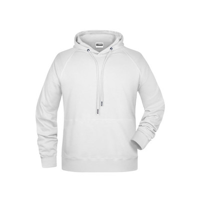 Herren Kapuzensweatshirt 8024, weiß, Größe S