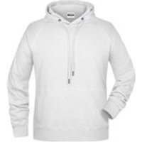 Herren Kapuzensweatshirt 8024, weiß, Größe S Bild 2
