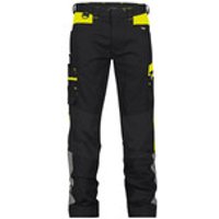 LOGIX - HONG KONG Arbeitshose, schwarz/warngelb, Langgröße, Größe 58 Bild 2
