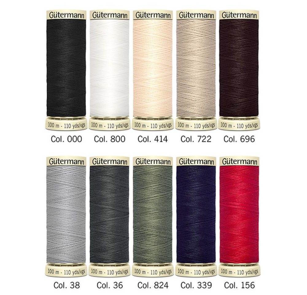 Gütermann Gütermann Nähfaden-Set Allesnäher 10x100m Col.1 Nähgarn Bild 2
