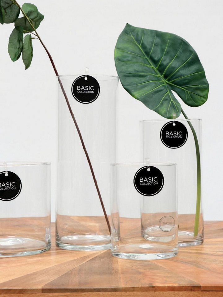 INNA-Glas Bodenvase Große Glasvase Zylinder Sanya AIR, klar, 60cm, Ø15cm Bild 4