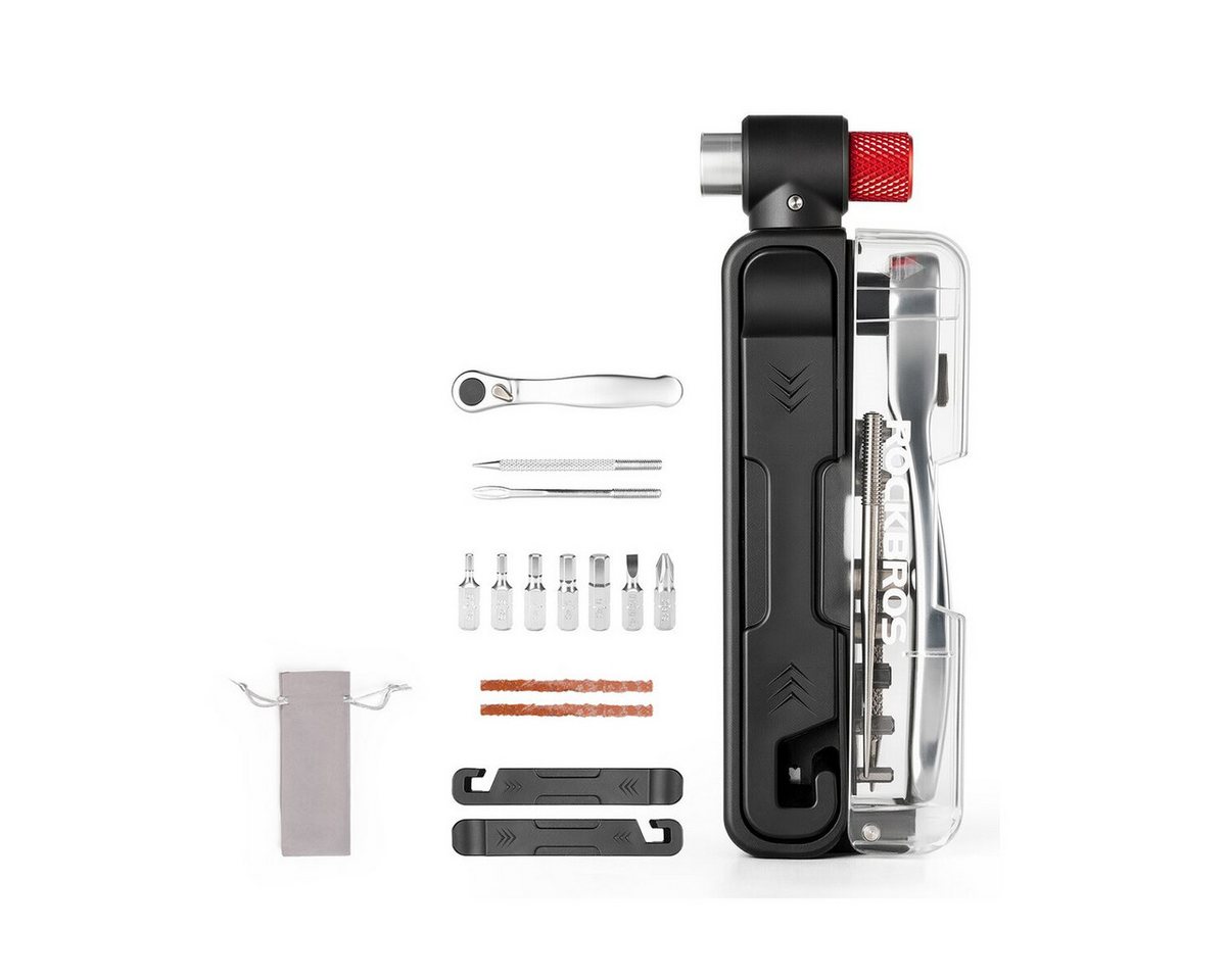 ROCKBROS Fahrrad-Reparaturset Rockbros Multitool Fahrrad CO2 Pumpe Ratsche Bild 2