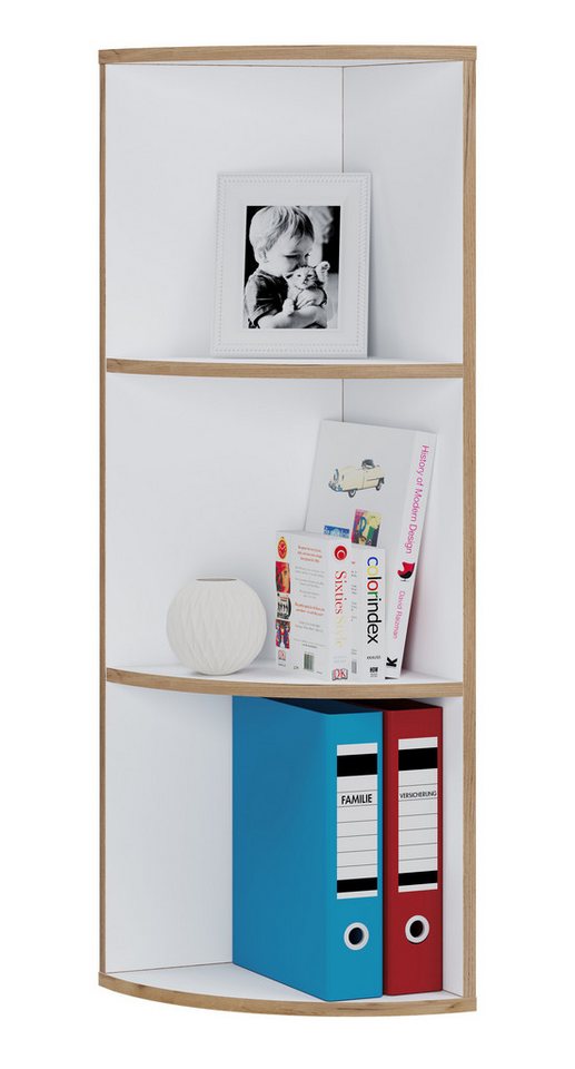 VCM Standregal Bücherregal Salia H. 110 x B. 33 x T. 33 cm, Holzregal stehend, CD DVD Aufbewahrung Bild 3
