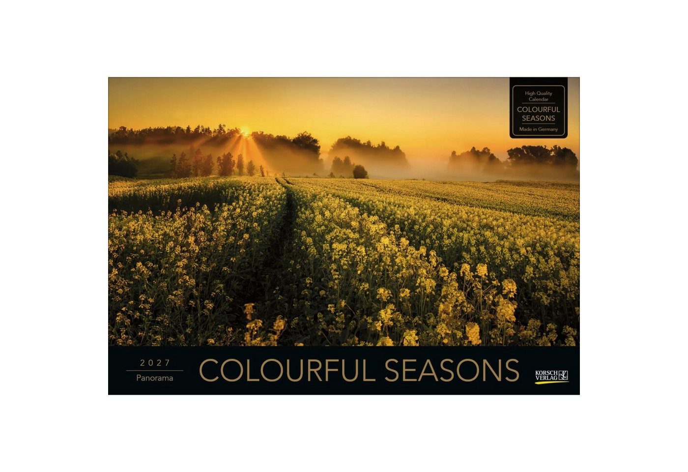 Korsch Verlag Wandkalender Colourful Seasons 2027