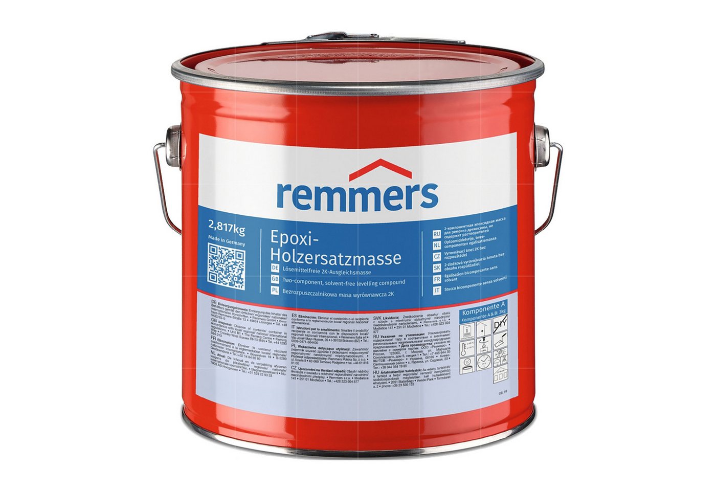 Remmers Ausgleichsmasse EPOXI-HOLZERSATZMASSE - 3 KG Bild 2
