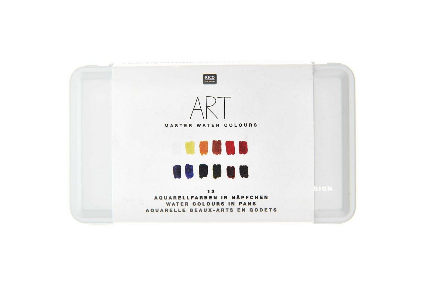 Rico Design Kreativset ART Master Aquarellfarben - 12 Farben, (12-tlg) Bild 3