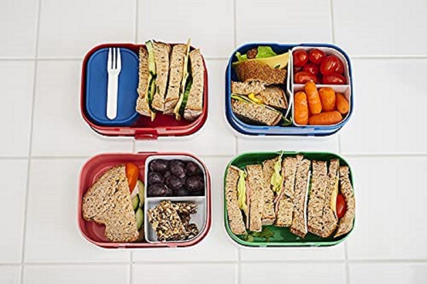 Mepal Lunchbox Lunch Set für Kinder mit Avengers-Motiv, 3-teilig, BPA-frei, spülmaschinengeeignet
