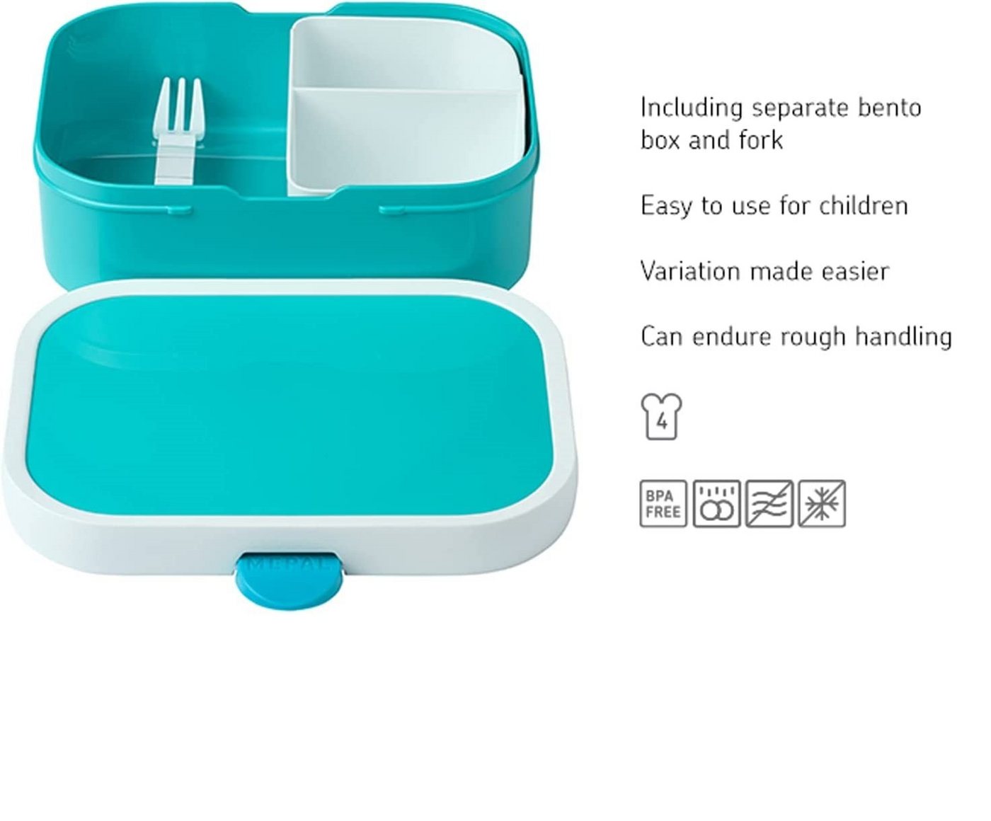 Mepal Lunchbox Lunch Set für Kinder mit Avengers-Motiv, 3-teilig, BPA-frei, spülmaschinengeeignet Bild 2