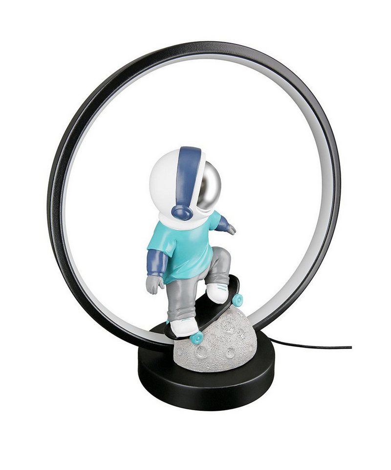 GILDE LED Tischleuchte Astronaut Apollo 52718 Kunstharz 33 cm USB Designleuchte, LED fest integriert Bild 2