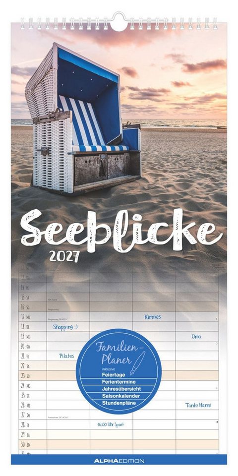 Familienkalender Seeblicke 2027