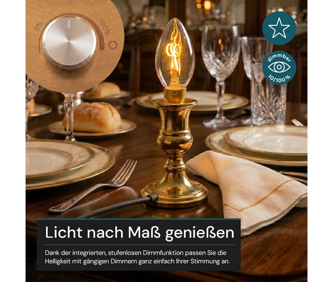 LUXULA LED-Leuchtmittel LUXULA LED-Leuchtmittel E14 3 W 2200 K Warmweiß, E14, Warmweiß Bild 4