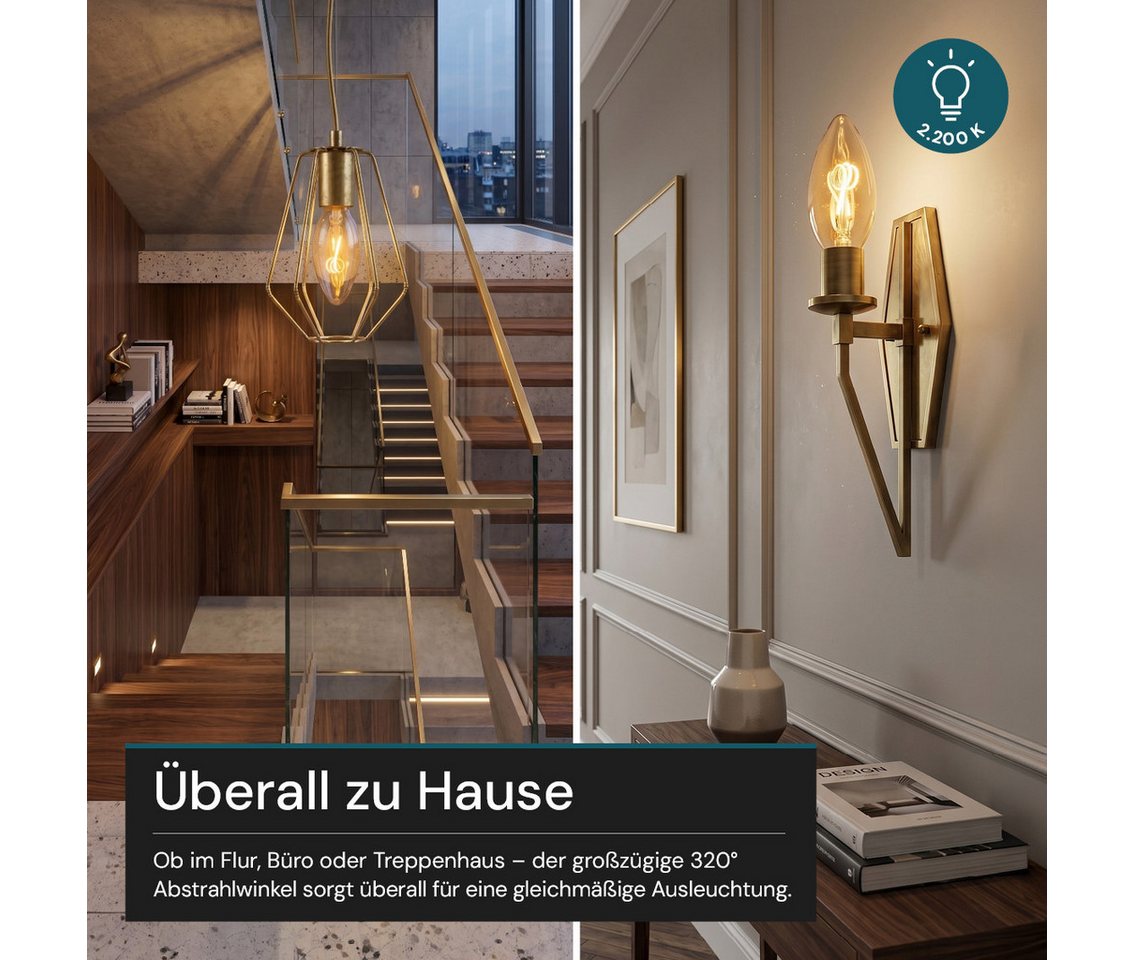 LUXULA LED-Leuchtmittel LUXULA LED-Leuchtmittel E14 3 W 2200 K Warmweiß, E14, Warmweiß Bild 5