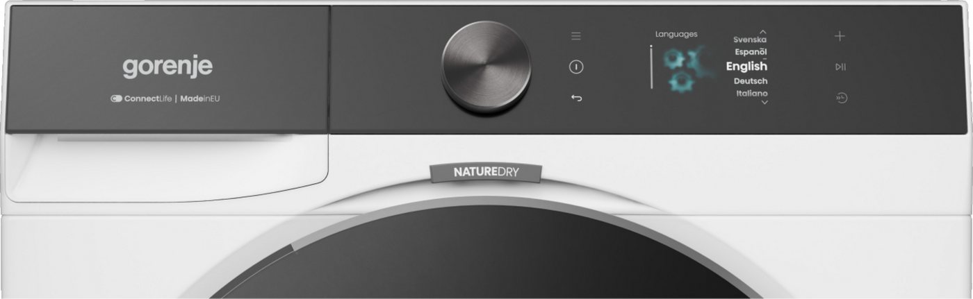 GORENJE Wärmepumpentrockner G800 DG89BP, TFT-Farb-Display, NatureDry Schonung, TangleFree Bild 3