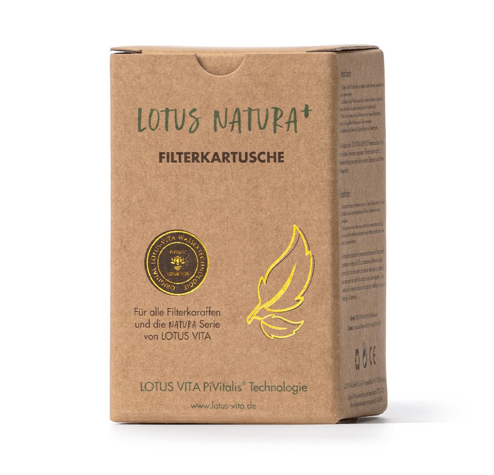 Lotus Vita Wasserfilter Filterkartusche für Lotus Vita Filterkannen Natura Plus