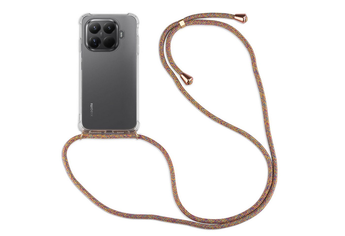 betterfon Handykette für Xiaomi 15T Pro Handyhülle mit Band & Kordel Bumper, Premium-Panzerung - stoßfest, kratzresistent & passgenau Bild 5