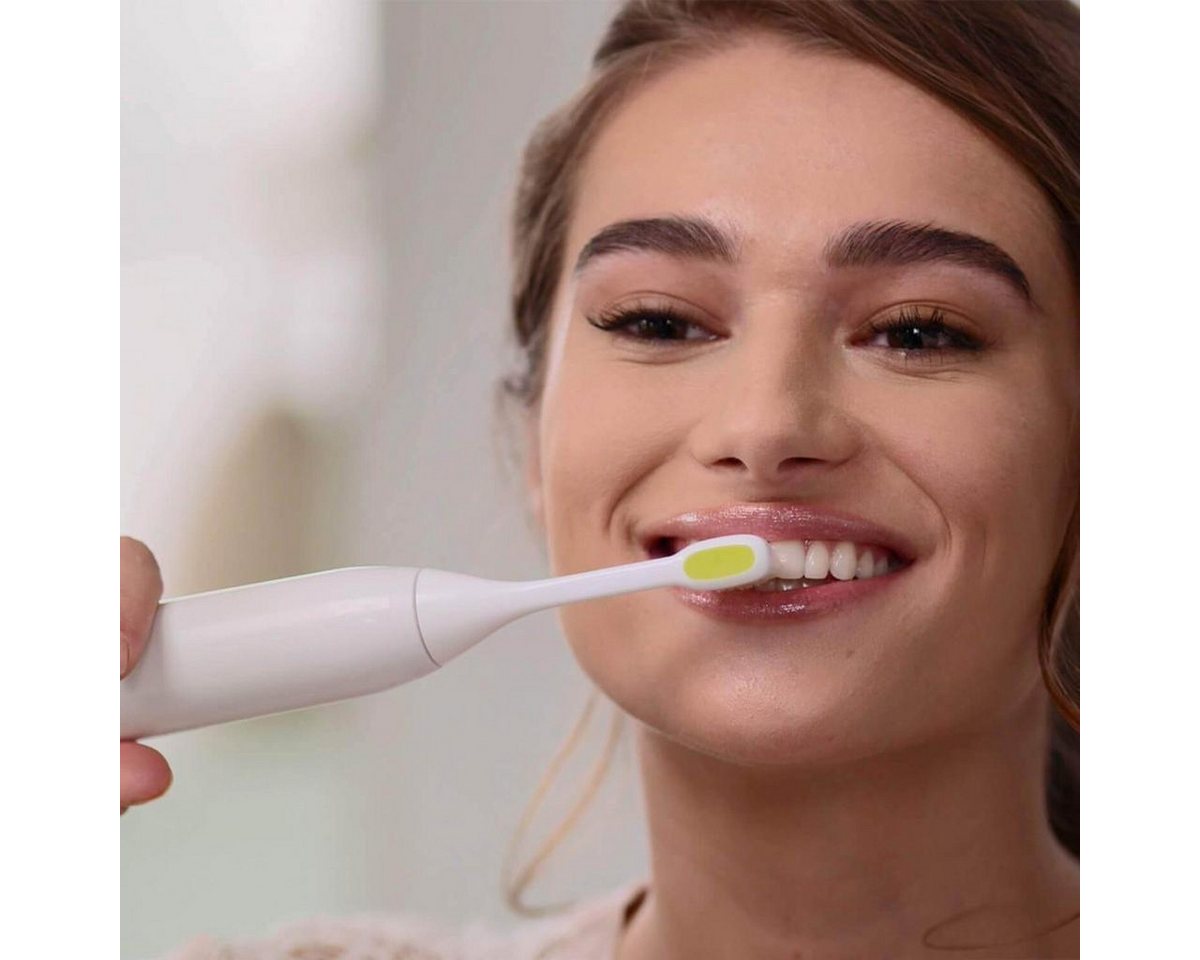 Silk'n Elektrische Zahnbürste Toothwave TW1PE1001 elektrische Zahnbürste in weiß, Aufsteckbürsten: 2 St., inkl. Ladestation, Ladeanzeige, mehrere Modi, USB-Ladegerät