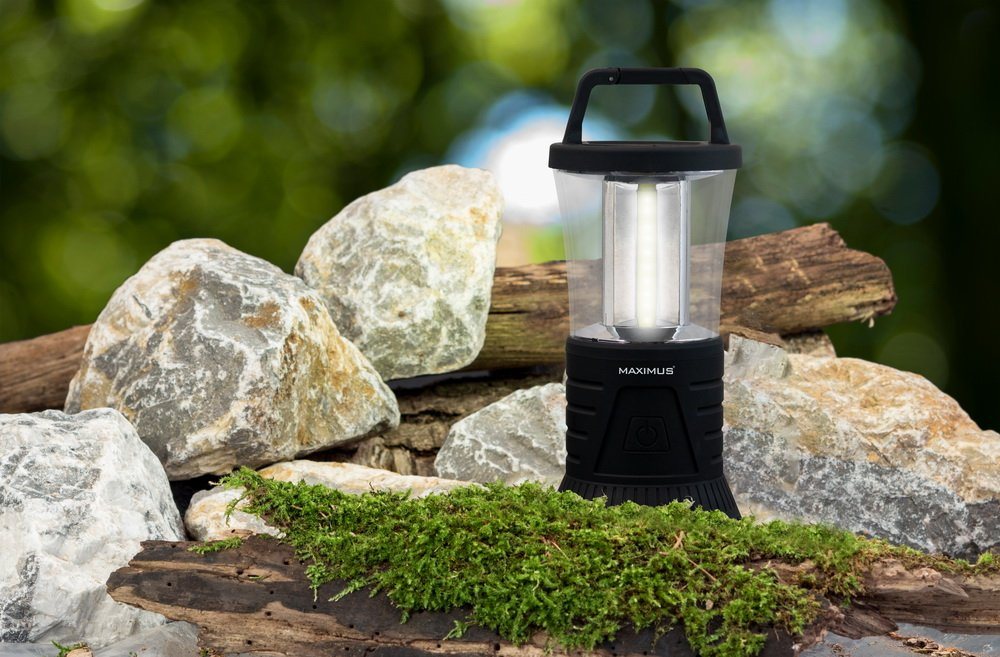 Maximus Laterne Campinglaterne Camping-Lampe 400 lm Campingleuchte Leuchte, mit intergriertem Haken zum Aufhängen Bild 2