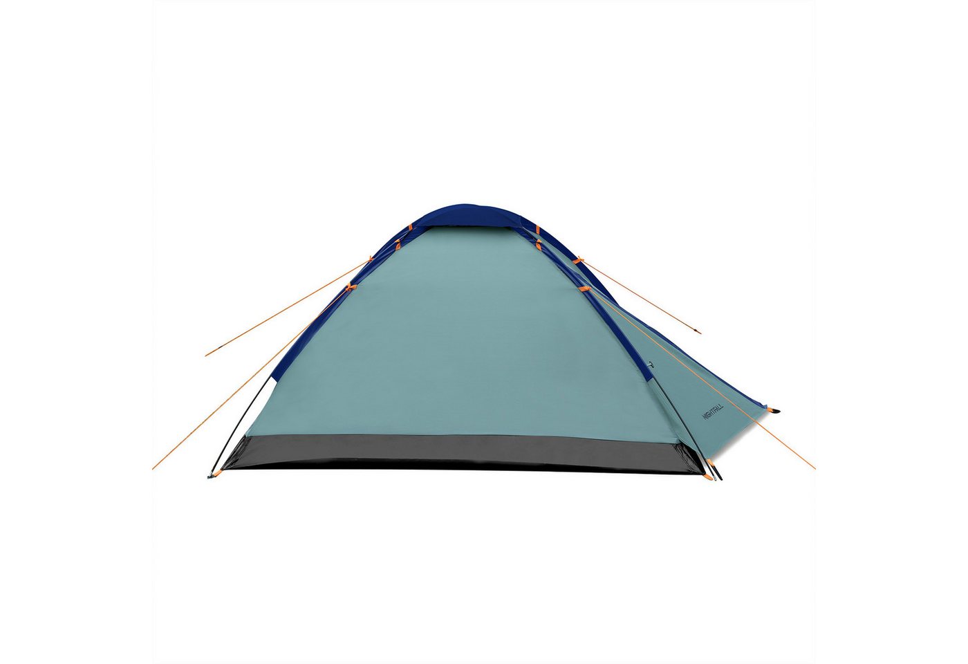 NILS CAMP Kuppelzelt Outdoorzelt Zelt "Nightfall" Trekkingzelt Campingzelt hellblau, Personen: 2, Ultraleichtes 2-Personen Campingzelt mit nur ca. 1,6 kg Gewicht