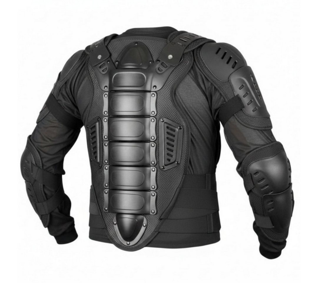MDM Protektorenjacke Herren Protektorenjacke Herren Motocross mit Rückenprotektor, Atmungsaktive Protektorenjacke mit Hartschalenprotektoren