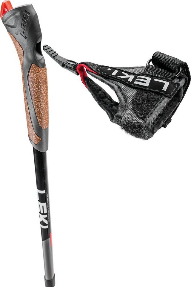 Leki Nordic-Walking-Stöcke Spin SCHWARZ-GRAU Bild 3