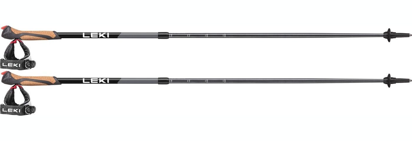 Leki Nordic-Walking-Stöcke Spin SCHWARZ-GRAU Bild 5