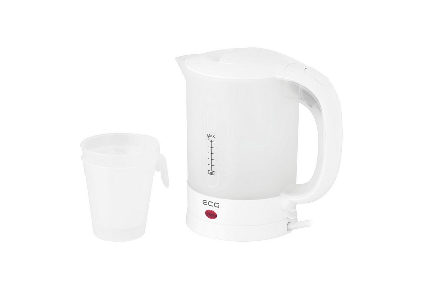 ECG Wasserkocher ECG RK 500, Automatisches Abschalten, Volumen 0,5 l