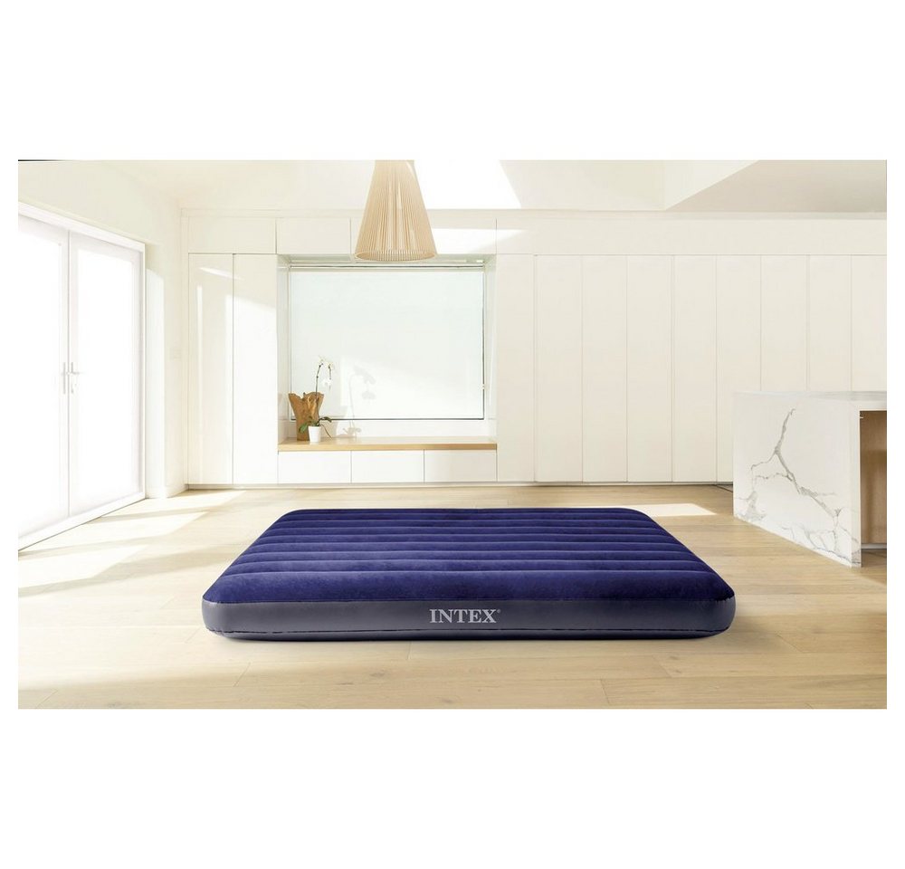 Intex Luftmatratze Intex 64758 DuraBeam Classic Luftbett (L x B x H) 191 x 137 x 25 cm Bl