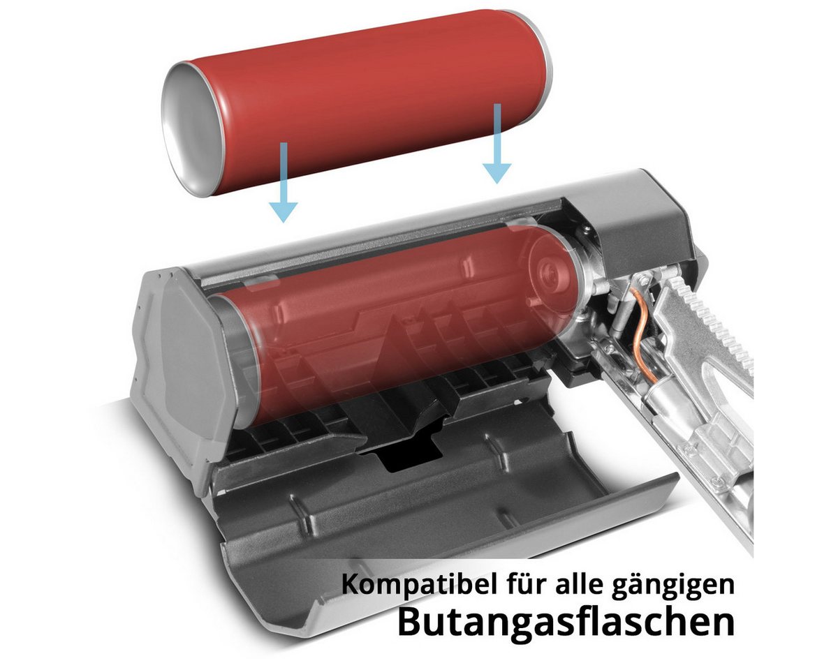 STAHLWERK Gaskocher Outdoor-Koch-und Campingset Gaskocher 1.700 Watt inklusive 4 Töpfe, (Set, Set), Schweißer-Gripzangen inklusive Transportkoffer Bild 3
