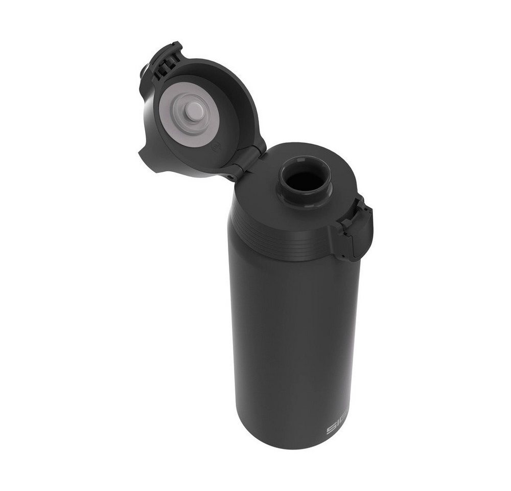 Sigg Trinkflasche Trinkflasche 1,0 l Shield One Black, Trinkflasche, Ø8cm, Edelstahl 18/8, schwarz Bild 2
