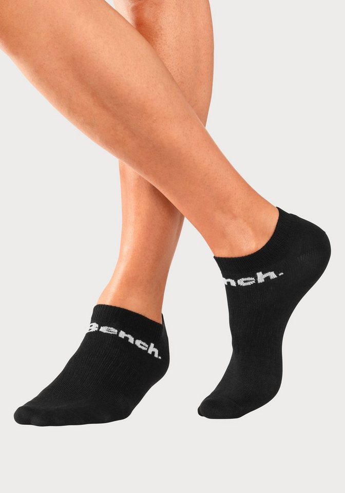 Bench. Sportsocken Damen Herren Sneaker Socken, Laufsocken niedrige Socken (Packung, 12-Paar, Großpackung Gr. 35-38 bis 47-48) Sneakersocken mit klassischem Logoschriftzug