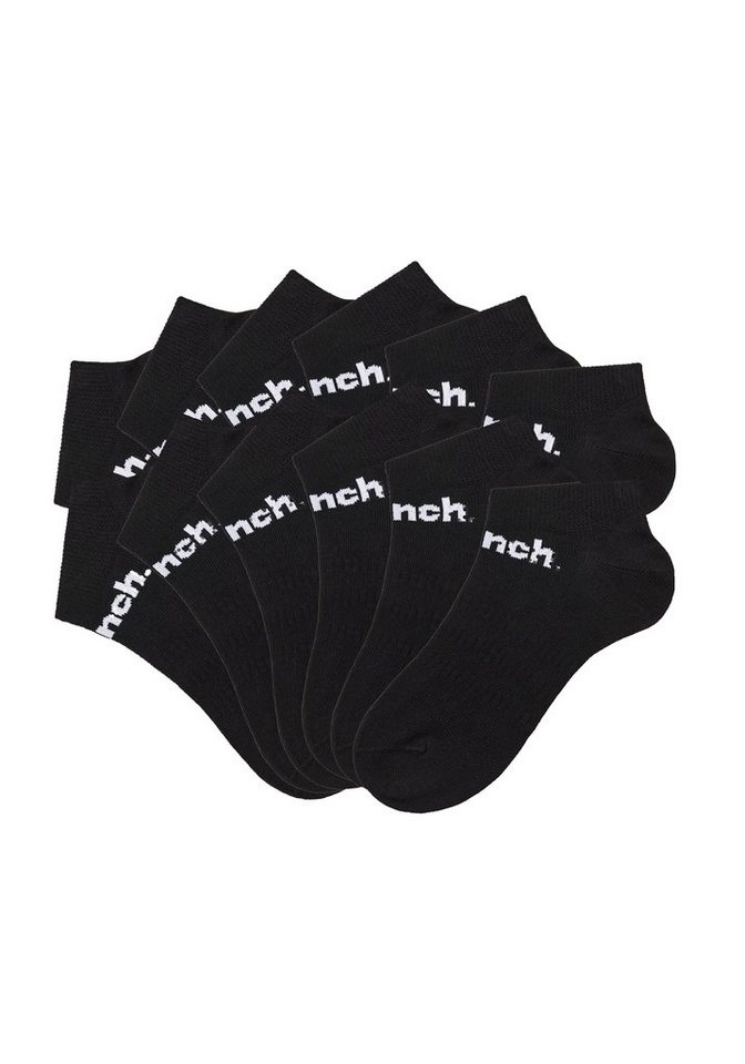 Bench. Sportsocken Damen Herren Sneaker Socken, Laufsocken niedrige Socken (Packung, 12-Paar, Großpackung Gr. 35-38 bis 47-48) Sneakersocken mit klassischem Logoschriftzug Bild 5