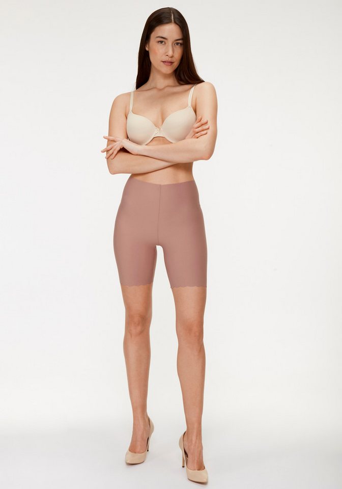 LASCANA Radlerhose Damen kurze Hose unter Kleider, Röcke, Anti scheuern, Sommer (Packung, 1-tlg., Gr. 32/34- 52/54) Unterzieh-Radlerhose für ein sicheres Gefühl Bild 3