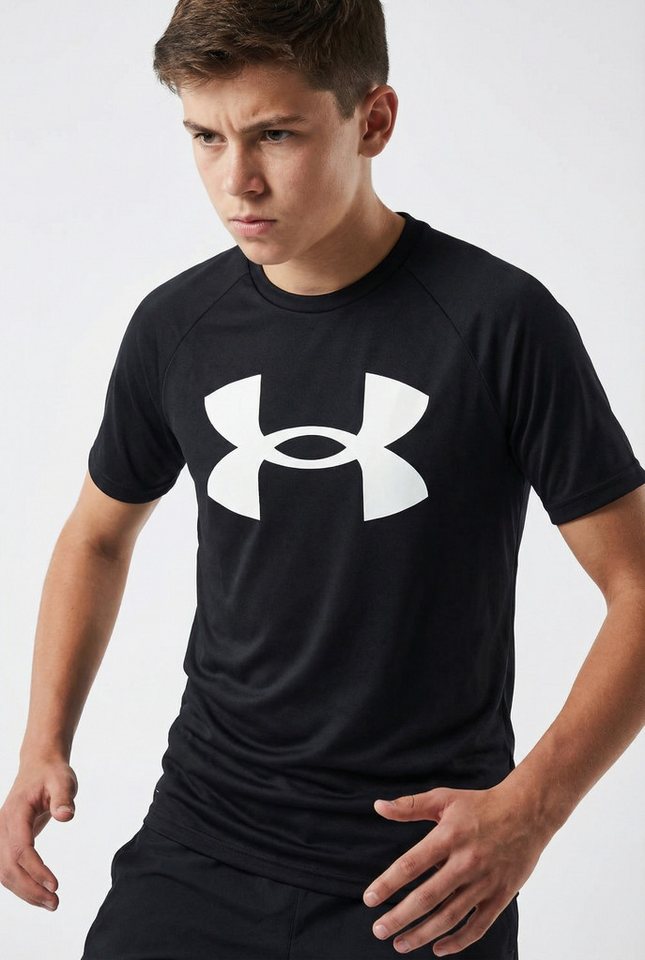 Under Armour® Trainingsshirt UA TECH BIG LOGO SS Kurzarm-Design, atmungsaktives Material, schnell trocknend