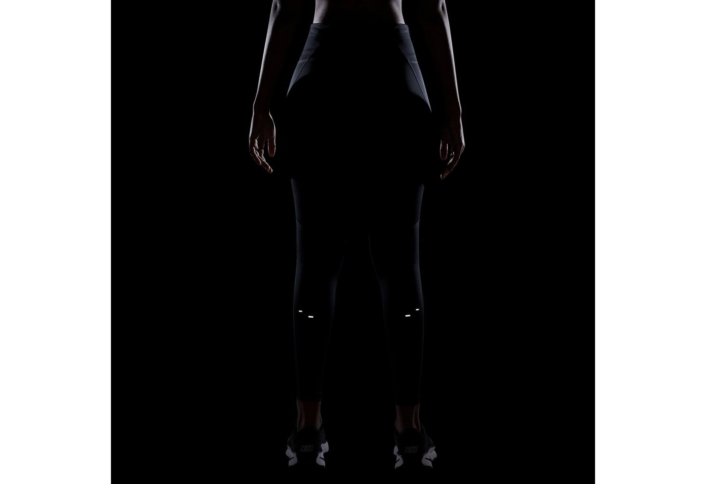 Nike Lauftights W NK DF TEMPO HR 7/8 TGHT für Laufen, schnell trocknend, atmungsaktiv, mit elastischem Bund