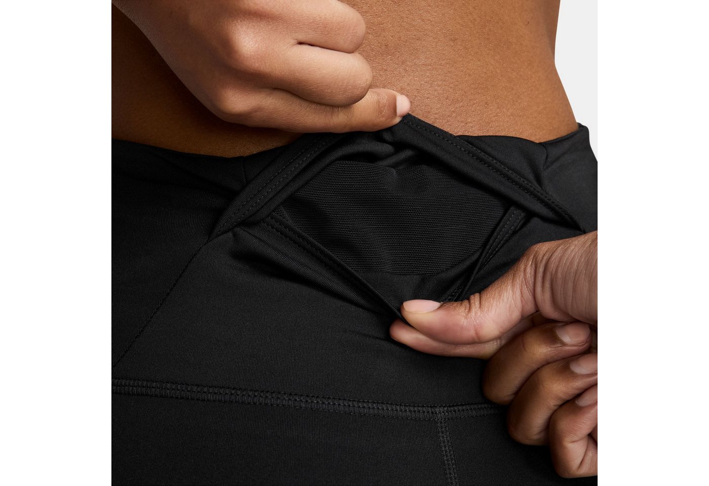 Nike Lauftights W NK DF TEMPO HR 7/8 TGHT für Laufen, schnell trocknend, atmungsaktiv, mit elastischem Bund Bild 2