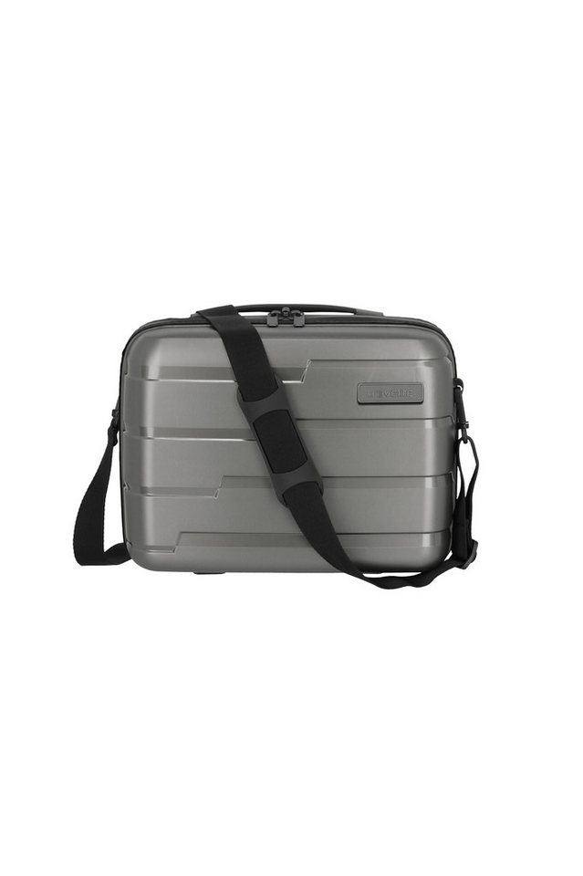 travelite Beautycase AIR BASE Kosmetikkoffer Hartschale, mit TSA-Schloss und Aufsteckfunktion – robust und leicht