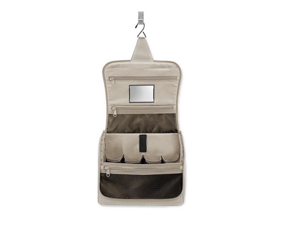 REISENTHEL® Kulturbeutel toiletbag XL herringbone sand, toiletbag XL