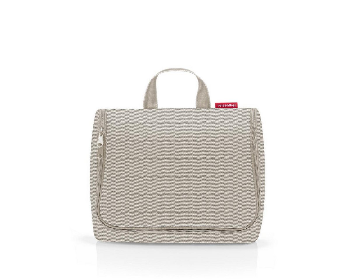 REISENTHEL® Kulturbeutel toiletbag XL herringbone sand, toiletbag XL Bild 4