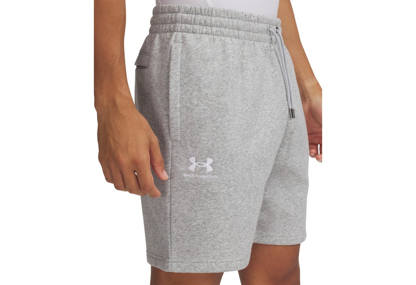 Under Armour® Trainingsshorts Under Armour Herren Short Essential Fleece Shorts 1380377 Bild 3