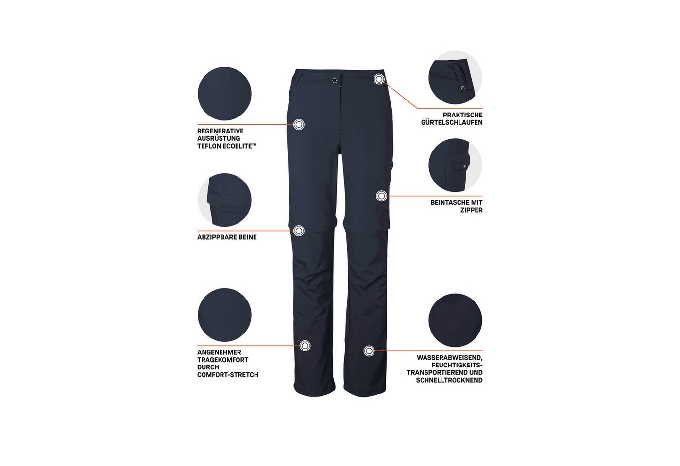 Killtec Funktionshose Zip-Off Hose KOS 5 Bild 4