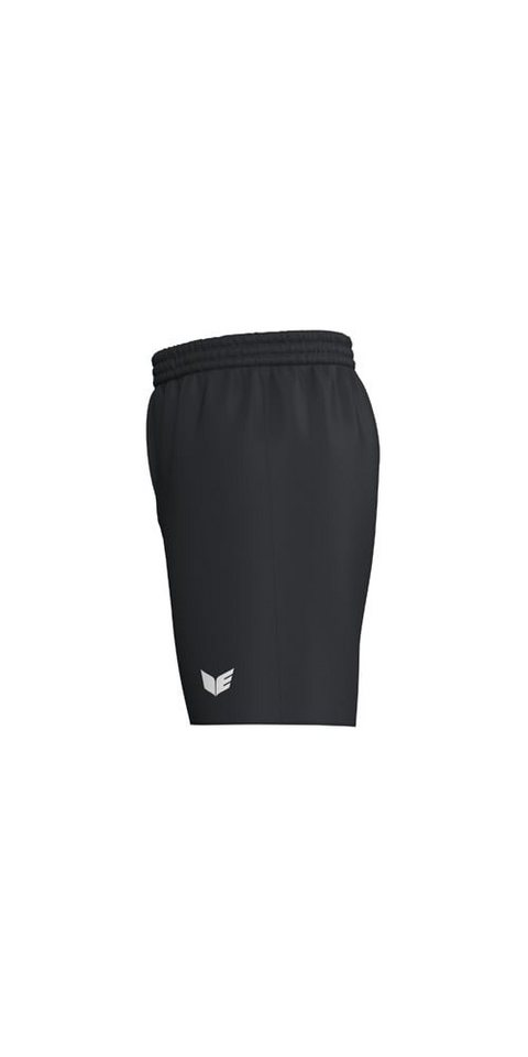 Erima Trainingshose Calcutta (100% Polyester, elastisches Material) kurz schwarz Herren