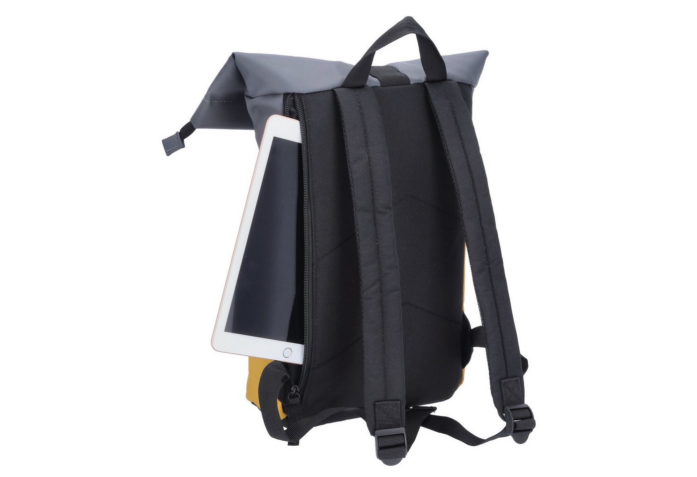 TheTrueC Freizeitrucksack TheTrueC Rucksack Urban Line - Alma yellow-grey (1-tlg)