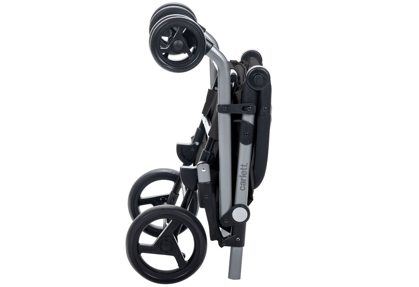 Carlett Einkaufstrolley Einkaufswagen Klappbar Grocery Trolley Shopping Cart, 53 l, Kühltasche 10L, eine Große Kapazität von 25 kg, Für Einkaufen
